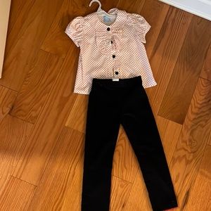 Bella bliss size 5 corduroy outfit